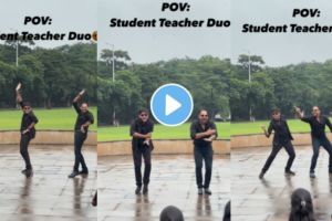 a teacher danced with student so gracefully