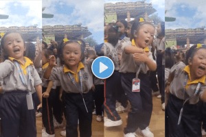 Adorable video of little girl dancing to Nepali song with cute expressions