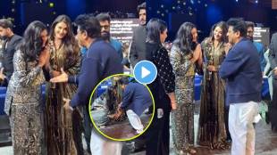 aishwarya rai Bachchan daughter aaradhya Bachchan touches south superstar shiva Rajkumar feet take blessings video viral