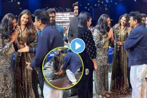 aishwarya rai Bachchan daughter aaradhya Bachchan touches south superstar shiva Rajkumar feet take blessings video viral