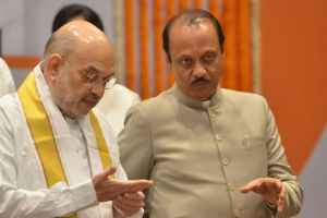 Ajit pawar meets amit shah