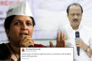 Anjali Damania and ajit pawar