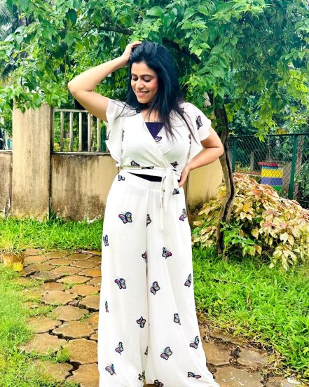 Ashvini Mahangade White Co-Ord Set Dress