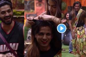 Bigg Boss Marathi Season 5 Abhijeet Sawant wears a saree watch video