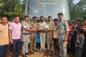 After 75 years of independence ST bus started for the first time in Naxal-affected Gardewada