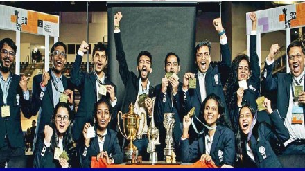 Chess Olympiad Competition Indian men and women teams win gold sport news