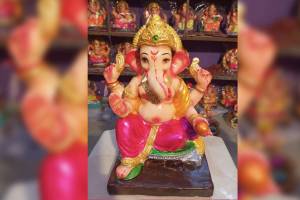 price of ganesh idol increased by more then 20% this year