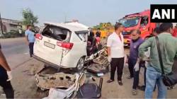 Gujarat Sabarkantha Accident : गुजरातमध्ये भीषण अपघात; कारची ट्रकला धडक, सात जण ठार