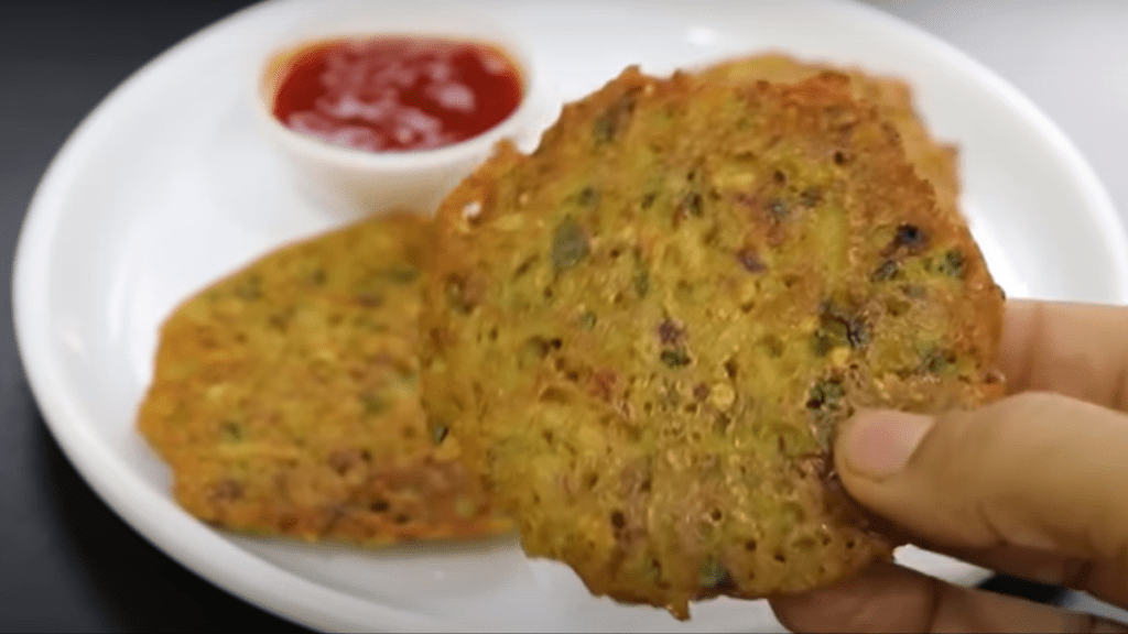 How to Make A hearty breakfast of raw potato and gram flour