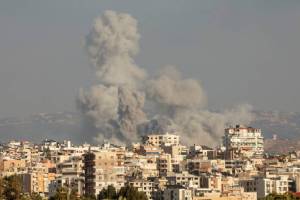 Israeli vs Lebanon IDF air strikes Hezbollah Reuters