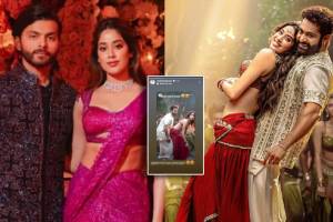 Janhvi Kapoor rumoured boyfriend shikhar pahariya reaction on devara daavudi song