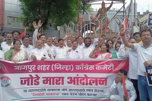 Jode Maro movement of Congress against the mahayuti government in Nagpur