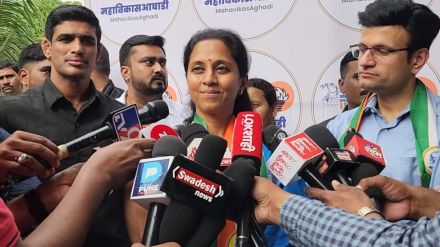 MP supriya sule criticize deputy cm ajit pawar in pimpri chinchwad