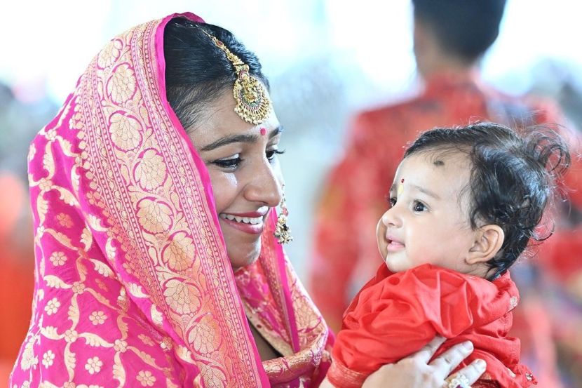 Mohena Kumari reveals daughter face 