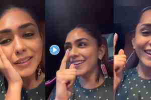 mrunal thakur shares reel on taambdi chaamdi song