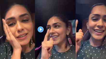 mrunal thakur shares reel on taambdi chaamdi song