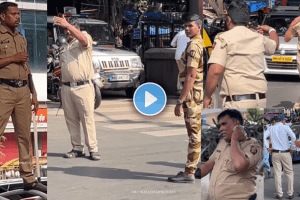 Mumbai Police Win Hearts Viral Video Showcases Their Dedication to Maintaining Law and Order During Ganesh Utsav