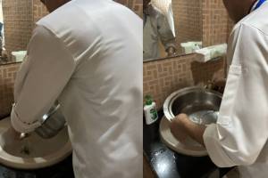 AFG vs NZ Test Match at Greater Noida Stadium Catering Using Washroom Water For Food