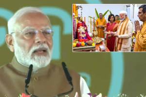 Narendra Modi Visits Chief Justice DY Chandrachud House for Ganeshotsav