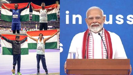 Narendra Modi calls medallists