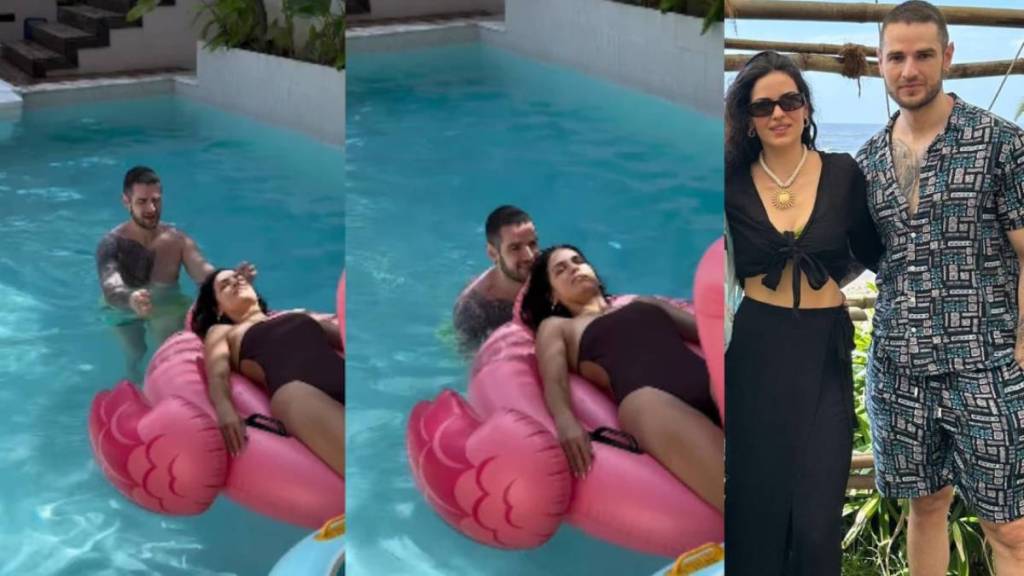 Natasa Stankovic Hardik Pandya Ex Wife Swimming Pool Video with Serbian Model Aleksandar Alex Ilic Goes Viral on Instagram