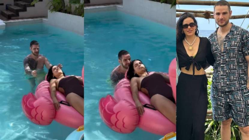 Natasa Stankovic Hardik Pandya Ex Wife Swimming Pool Video with Serbian Model Aleksandar Alex Ilic Goes Viral on Instagram