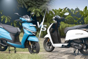 New Hero Destini 125 vs TVS Jupiter 110 Features Comparison in Marathi