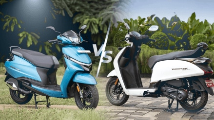 New Hero Destini 125 vs TVS Jupiter 110 Features Comparison in Marathi