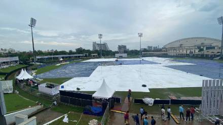 AFG vs NZ Test Day 3 play Updates in marathi