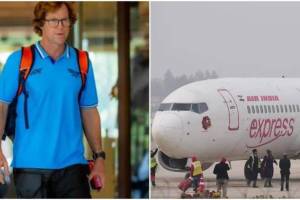 jonty rhodes air india flight late over an hour and a half he is wait at mumbai airport