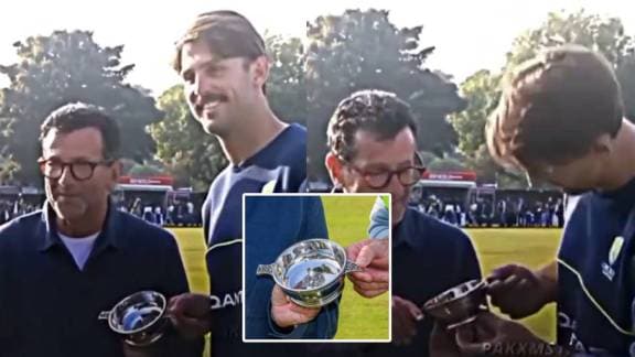 AUS vs SCO Australia Team video viral with interesting Trophy