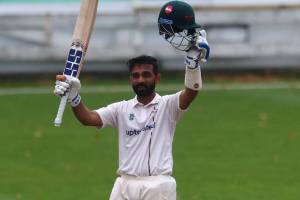 Ajinkya Rahane century in County Championship Division Two 2024