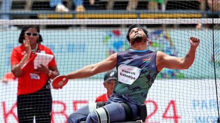 Yogesh Kathuniya won silver medal Paralympics 2024