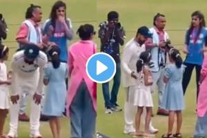 IND vs BAN Rohit Sharma interacts with R Ashwin Daughters