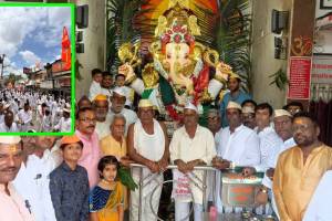 Ganesha Solapur, mandals welcomed ganesha,