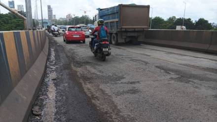 Shiv-Panvel highway, Shiv-Panvel highway potholes ,