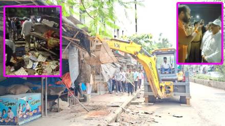 Nilje Lodha Heaven, Citizens evicted hawkers,