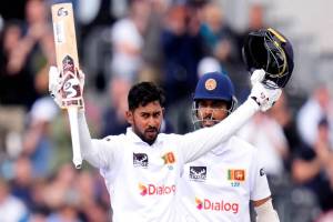 Kamindu Mendis became 1st Sri Lankan player to four fastest centuries in Test