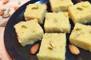 Ganpati Naivedya Recipes how to make semolina barfi ravyachi barfi prasad recipe