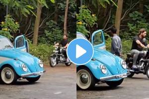 MS Dhoni enjoying riding a bike in Ranchi after his holiday in America video gone viral