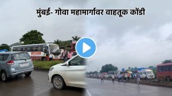 VIDEO: “एका रात्रीत अर्धी मुंबई रिकामी करायची ताकद” वाहनांची प्रचंड गर्दी; मुंबई-गोवा हायवेवर लोक रस्त्यावर उतरले