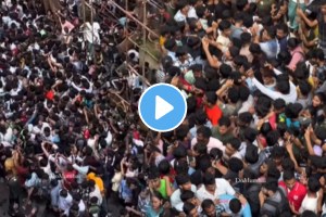 Ganpati aagaman rush in aagman sohala shocking video