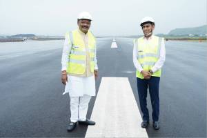 presence of PM Narendra Modi testing of fighter jet Sukhoi of Air Force at navi mumbai airport