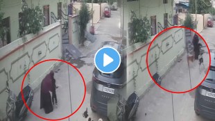 Shocking video Brave Mother Saved his Kid from Stray Dogs in Karimnagar Telagana