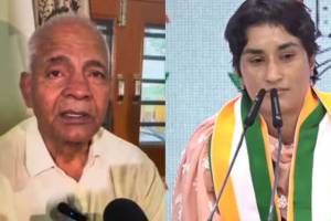 Mahavir Phogat Statement on Vinesh Phogat after join Congress party