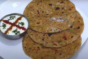 Olya Narlacha Paratha Recipe in marathi