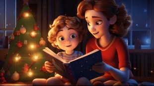 Parents make children read a book before going to bed at night know the benefits of reading a book