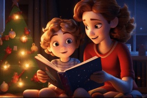 Parents make children read a book before going to bed at night know the benefits of reading a book