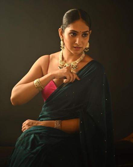 Priyadarshini Indalkar Saree Look