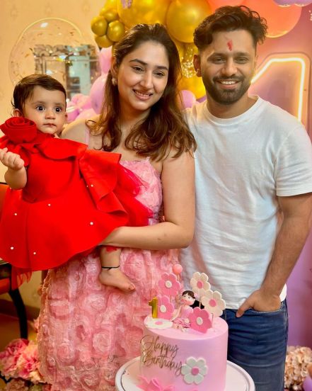 Rahul Vaidya Disha Parmar Daughter Birthday